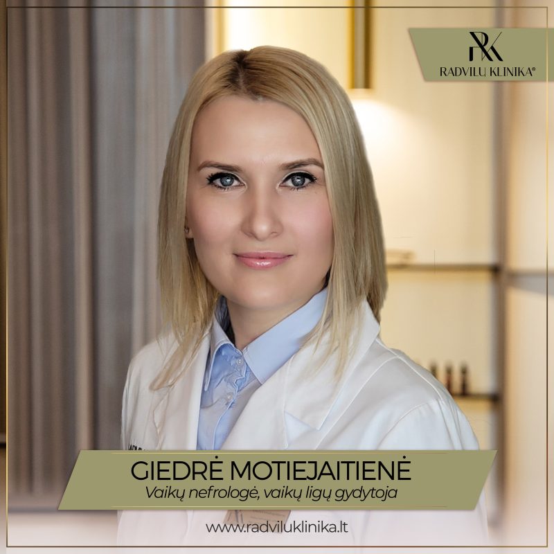 Giedrė Motiejaitienė vaikų nefrologė