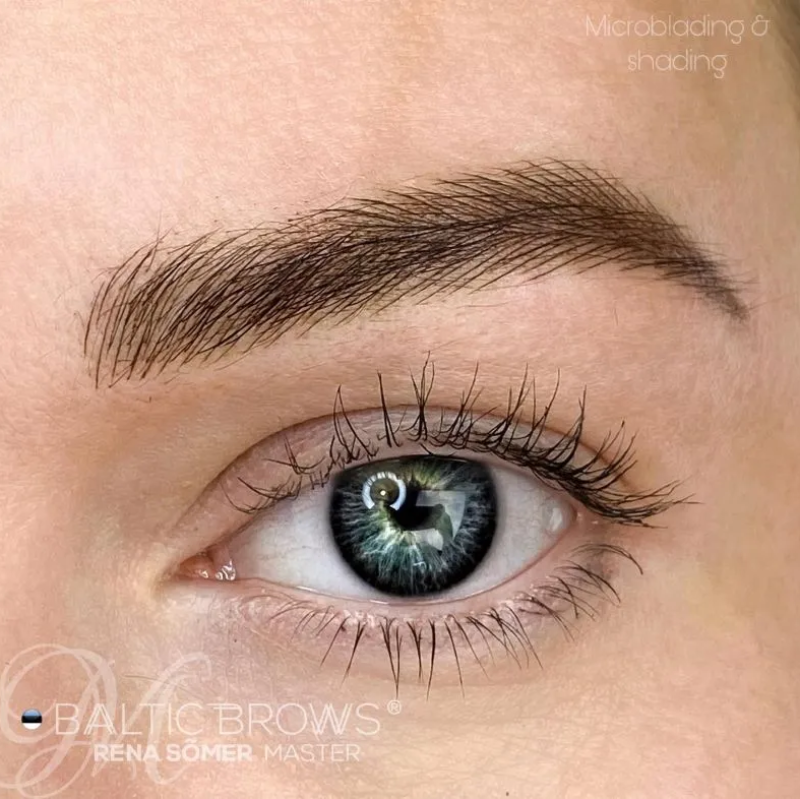 Antakių mikropigmentacija (microblading ir šešėliavimas)
